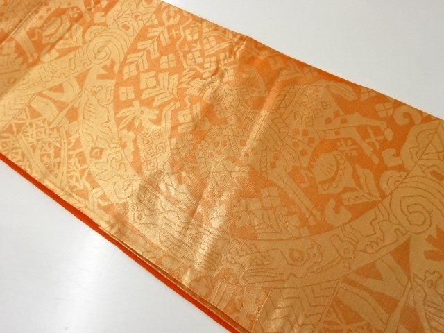 JAPANESE KIMONO / PERSON KIMONO FOR SUMMER PATTERN-WOVEN FUKURO OBI